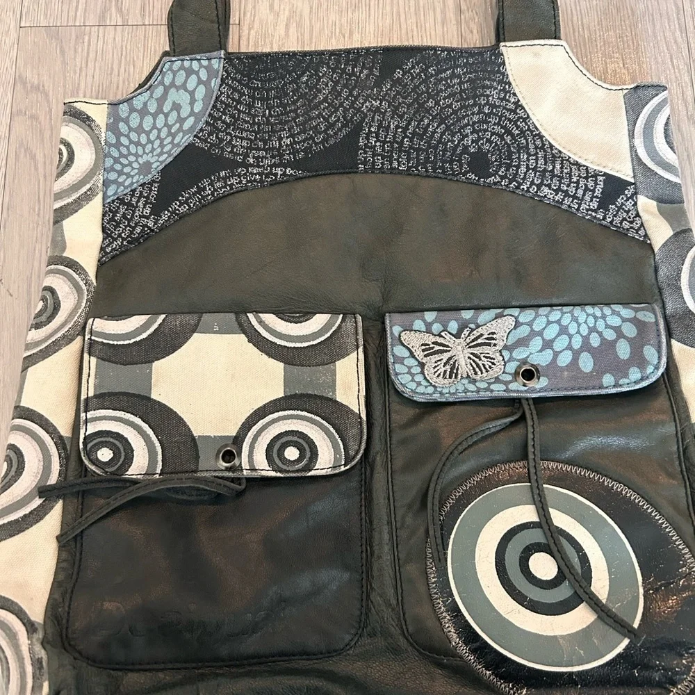 Desigual Shopping Tote Trippy Print Bag